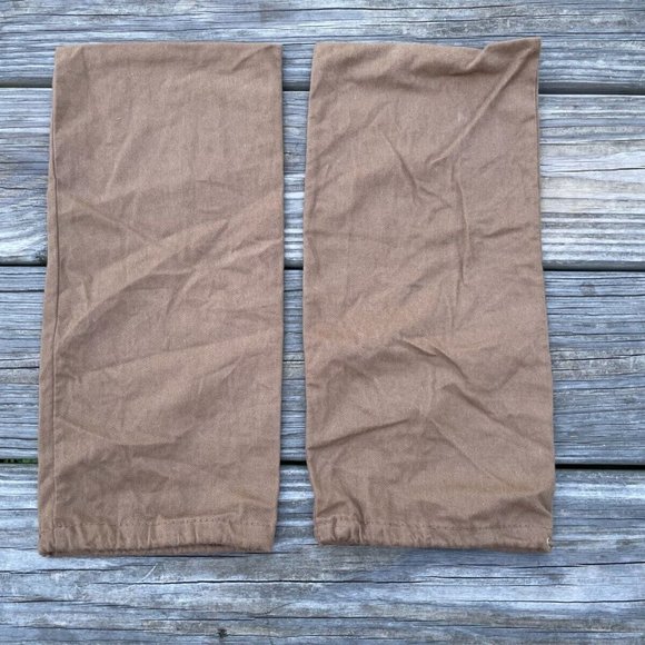 Gucci Other - Gucci Dust Bag Brown Cotton Dustbag draw String Made in Italy set of 2 Authentic